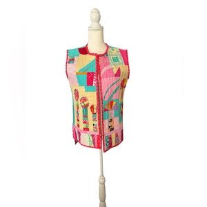 Colorful Patchwork Vest